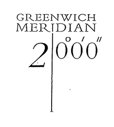 GREENWICH MERIDIAN 2 0°0'0"