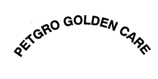 PETGRO GOLDEN CARE