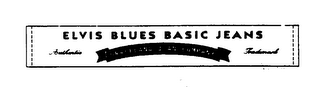 ELVIS BLUES BASIC JEANS AUTHENTIC GRACELAND JEAN COMPANY TRADEMARK