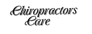 CHIROPRACTORS CARE