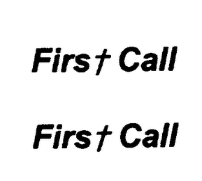 FIRST CALL