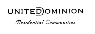 UNITED DOMINION RESIDENTIAL COMMUNITIES