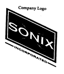 COMPANY LOGO SONIX INCORPORATED
