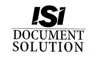 ISI DOCUMENT SOLUTION