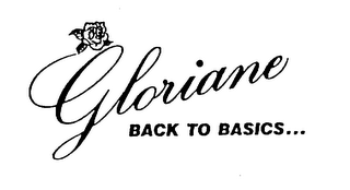 GLORIANE BACK TO BASICS...