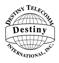 DESTINY TELECOMM DESTINY INTERNATIONAL, INC.