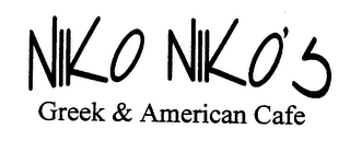 NIKO NIKO'S GREEK & AMERICAN CAFE