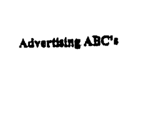 ADVERTISING ABC'S
