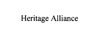 HERITAGE ALLIANCE