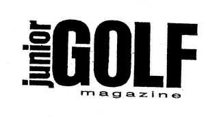 JUNIOR GOLF MAGAZINE