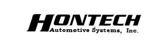 HONTECH AUTOMOTIVE SYSTEMS, INC.