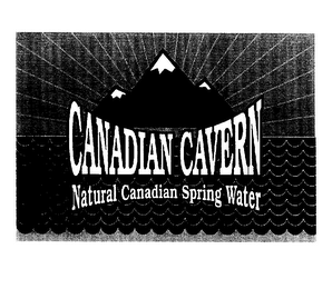 CANADIAN CAVERN NATURAL CANADIAN SPRING WATER