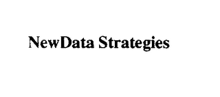 NEWDATA STRATEGIES