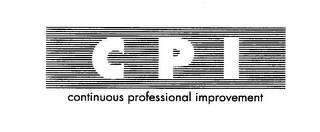 CPI CONTINUOUS PROFESSIONAL IMPROVEMENT