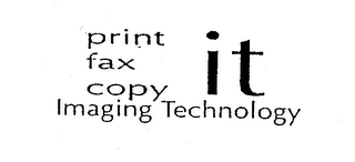 PRINT FAX COPY IT IMAGING TECHNOLOGY