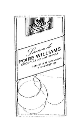 VILLARS LARMES DE POIRE WILLIAMS CHOCOLAT AU LAIT SUISSE A L'EAU DE VIE DE POIRE WILLIAMS ET AUX NOISETTES MAITRE CHOCOLATIER SUISSE DEPUIS 1901