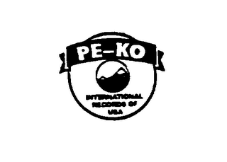 PE-KO INTERNATIONAL RECORDS OF USA