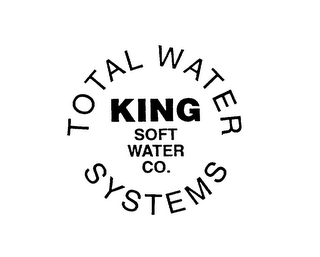KING SOFT WATER CO. TOTAL WATER SYSTEMS