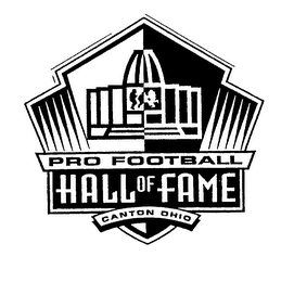 PRO FOOTBALL HALL OF FAME CANTON OHIO