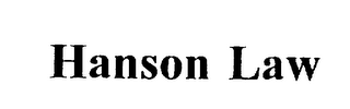 HANSON LAW