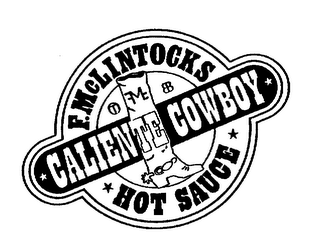 F.MCLINTOCKS CALIENTE COWBOY HOT SAUCE