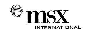MSX INTERNATIONAL