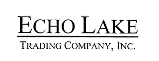 ECHO LAKE TRADING COMPANY, INC.