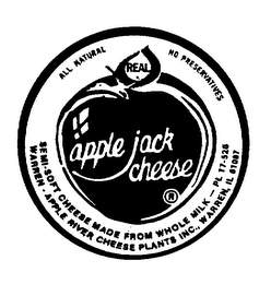 APPLE JACK CHEESE REAL ALL NATURAL NO PRESERVATIVES
