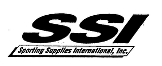SSI SPORTING SUPPLIES INTERNATIONAL, INC.