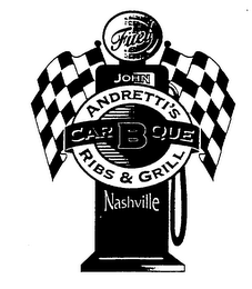 CAR B QUE ANDRETTI'S RIBS & GRILL JOHN NASHVILLE FUEL