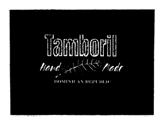 TAMBORIL HAND MADE DOMINICAN REPUBLIC