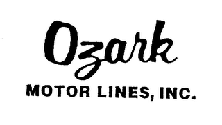OZARK MOTOR LINES, INC.