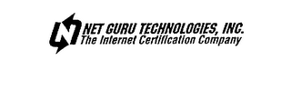 N NET GURU TECHNOLOGIES, INC. THE INTERNET CERTIFICATION COMPANY