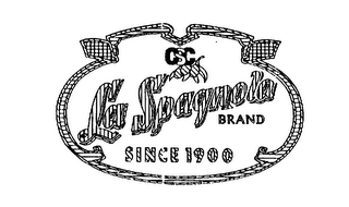 CSC LA SPAGNOLA BRAND SINCE 1900