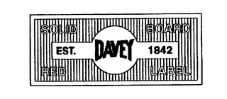 DAVEY SOLID BOARD RED LABEL EST. 1842