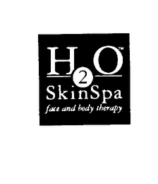 H20 SKINSPA FACE AND BODY THERAPY