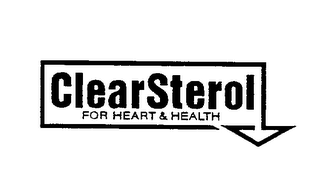 CLEARSTEROL FOR HEART & HEALTH