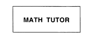 MATH TUTOR