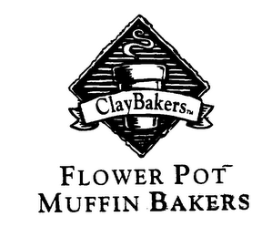 CLAYBAKERS FLOWER POT MUFFIN BAKERS