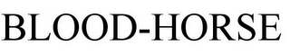 BLOOD-HORSE