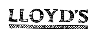 LLOYD'S