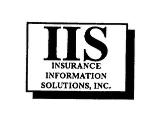 IIS INSURANCE INFORMATION SOLUTIONS, INC.