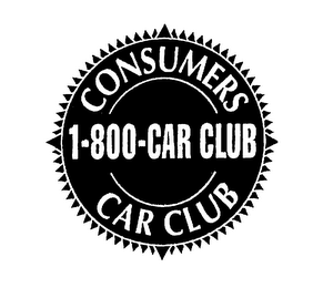 CONSUMERS CAR CLUB 1-800-CAR CLUB