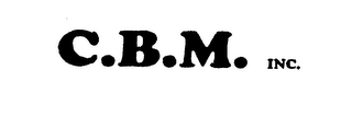 C.B.M. INC.