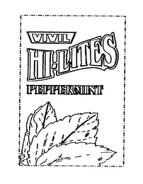 VIVIL HI-LITES PEPPERMINT