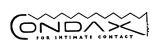 CONDAX FOR INTIMATE CONTACT