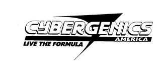 CYBERGENICS AMERICA LIVE THE FORMULA