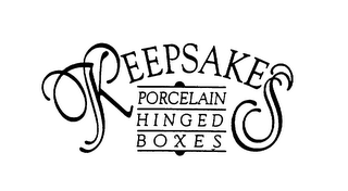 KEEPSAKES PORCELAIN HINGED BOXES