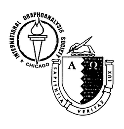 INTERNATIONAL GRAPHOANALYSIS SOCIETY CHICAGO A SAPIENTIA VERITAS LUX