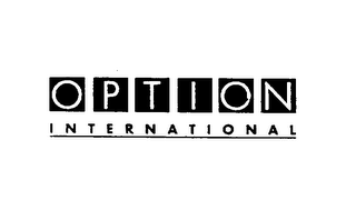 OPTION INTERNATIONAL